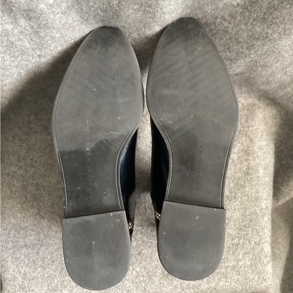 Zara Cutout Studded Ankle Boots, Size 8 - Picture 5 of 10